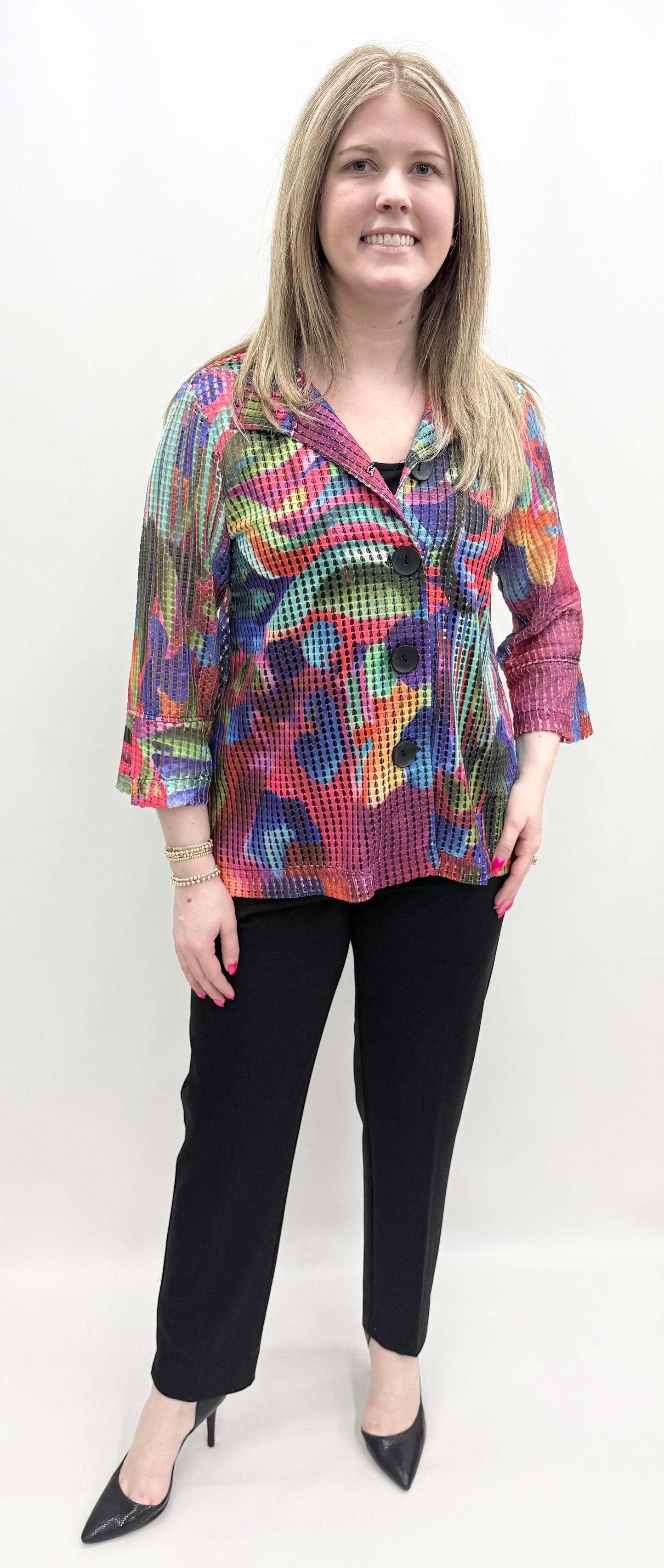 Ali Miles #A16310 Multi Color Jacket
