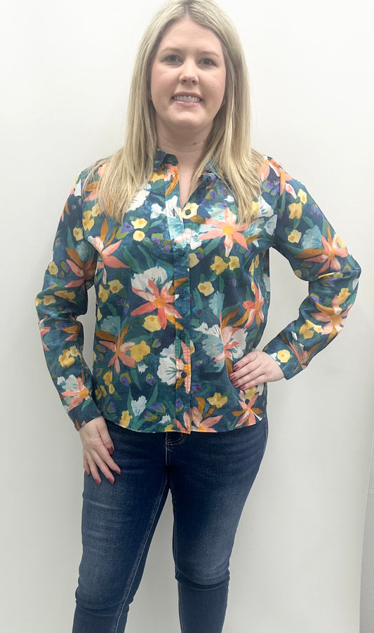 Carre Noir #7897 Blouse
