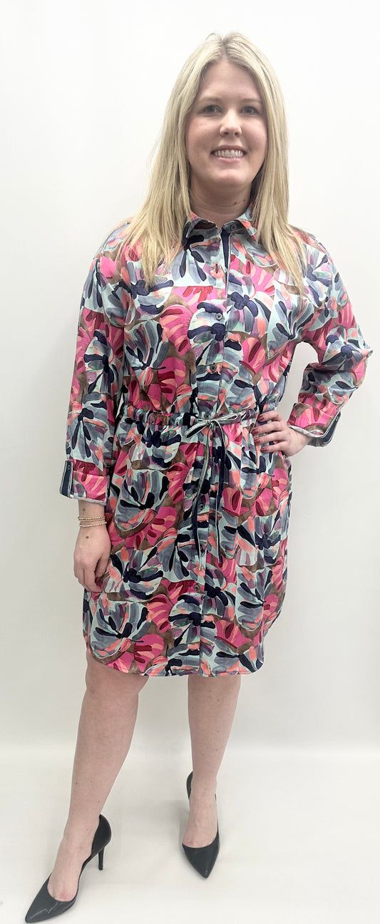 Nic & Zoe #S251943 Firework Foliage Dress