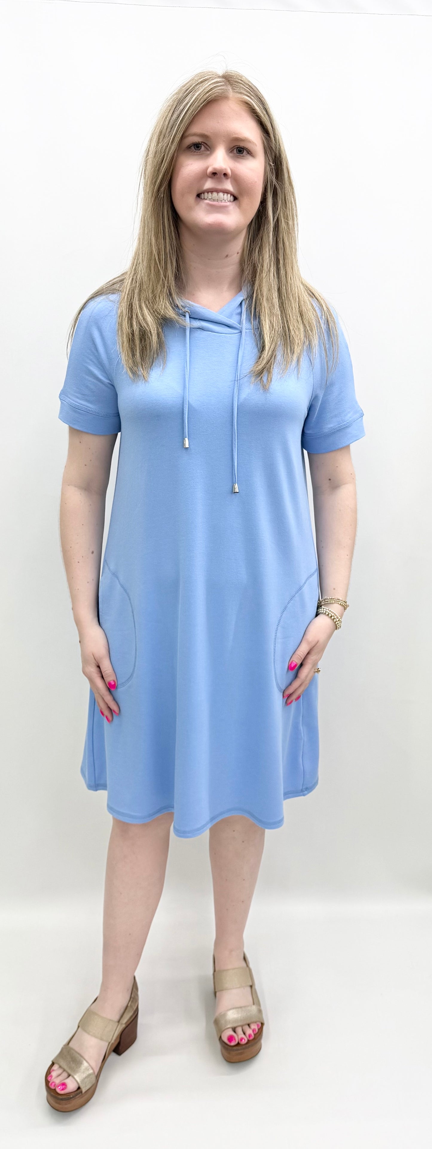Pure Essence #112-7017 Oxford Blue Dress