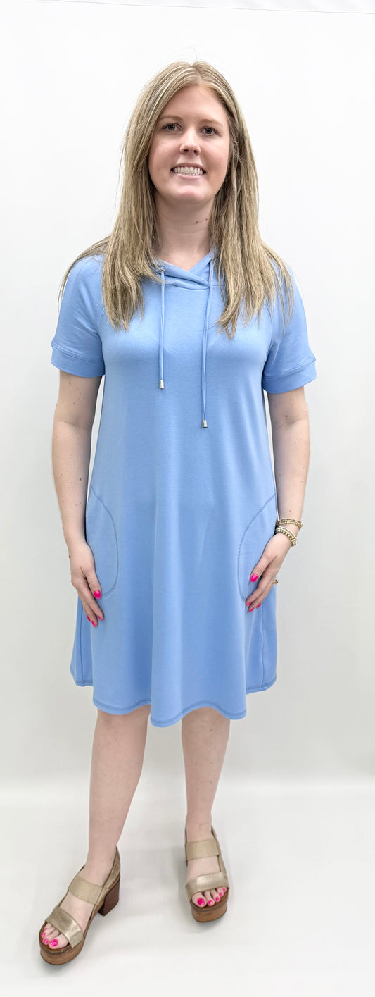 Pure Essence #112-7017 Oxford Blue Dress