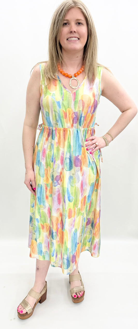 Pure Essence #667-5121 Pastel Pop Dress