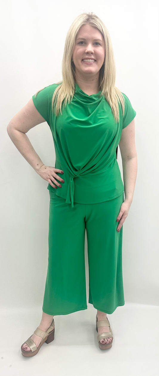 Clara Sun Woo #T293 Emerald Green Top
