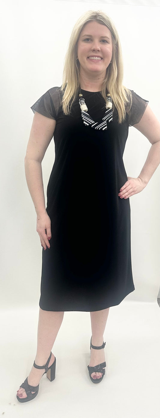 Clara Sun Woo #DR2M Black Midi Dress