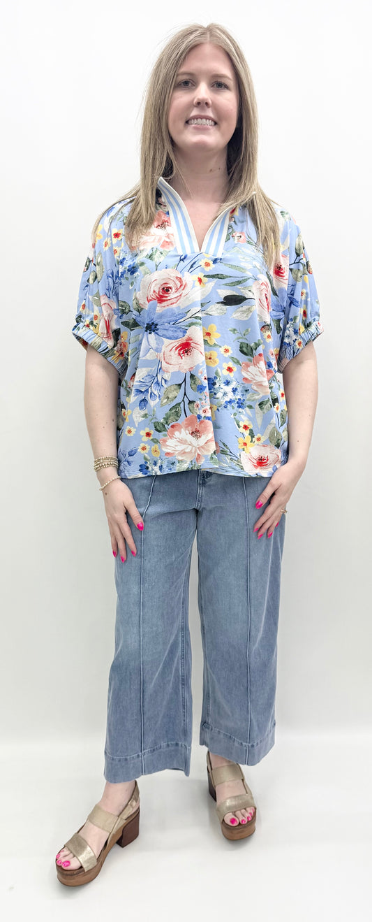 Tru-Luxe #T26219TM Multi Top