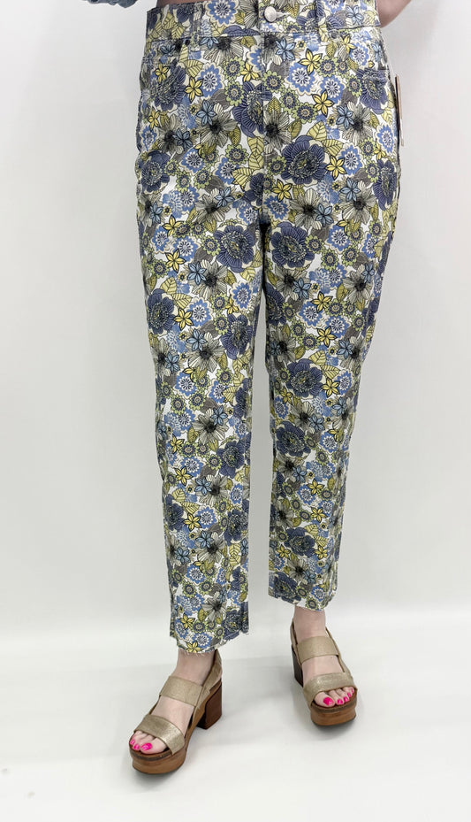 Tru-Luxe #T26105PM Floral Multi Pant
