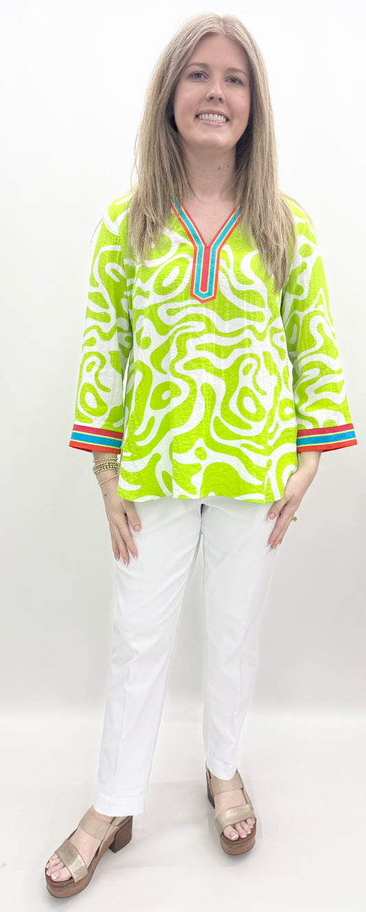 Multiples #M26207TM Multi Blouse