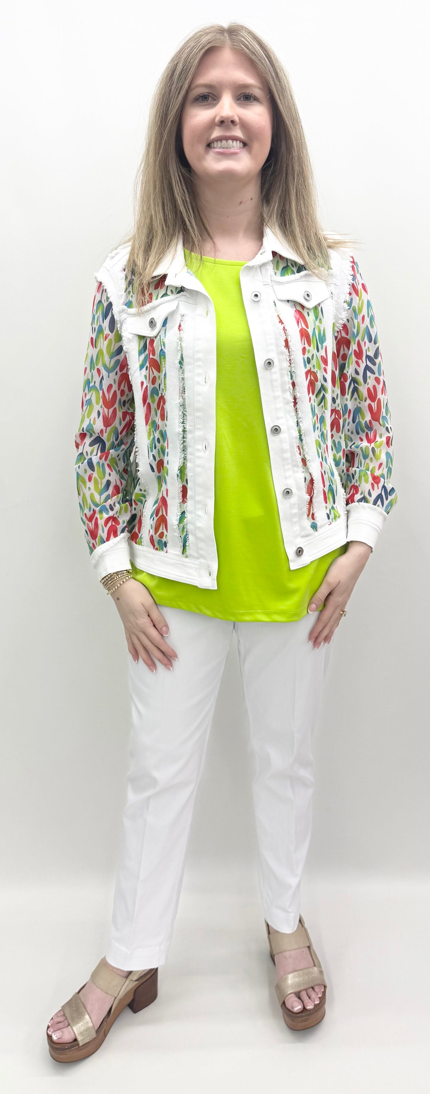 Multiples #M26203JM Multi Sheer Jacket