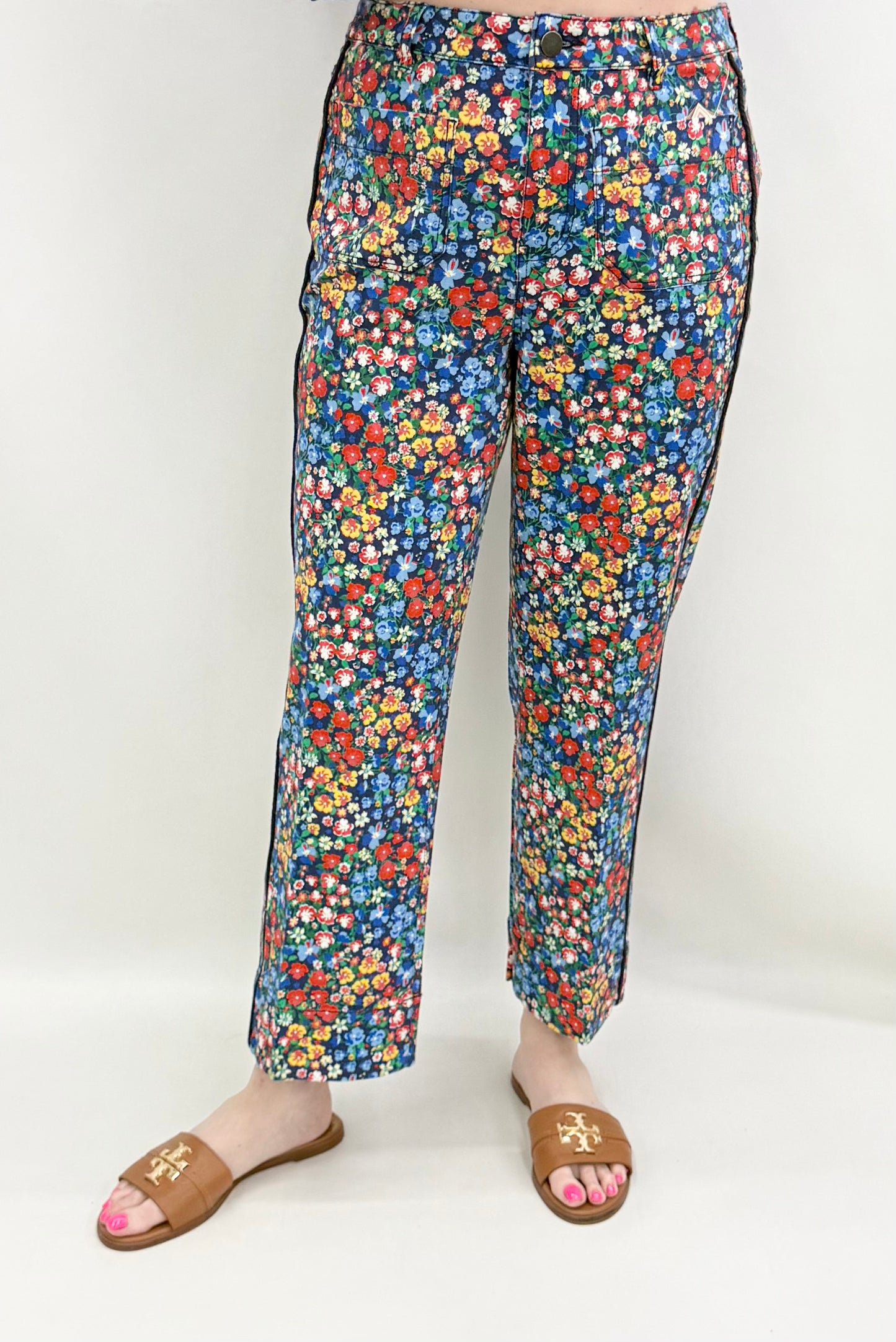 Tru-Luxe #T26104PM Floral Multi Pant