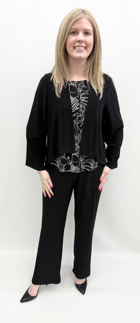 #10-7088 Black Cardigan