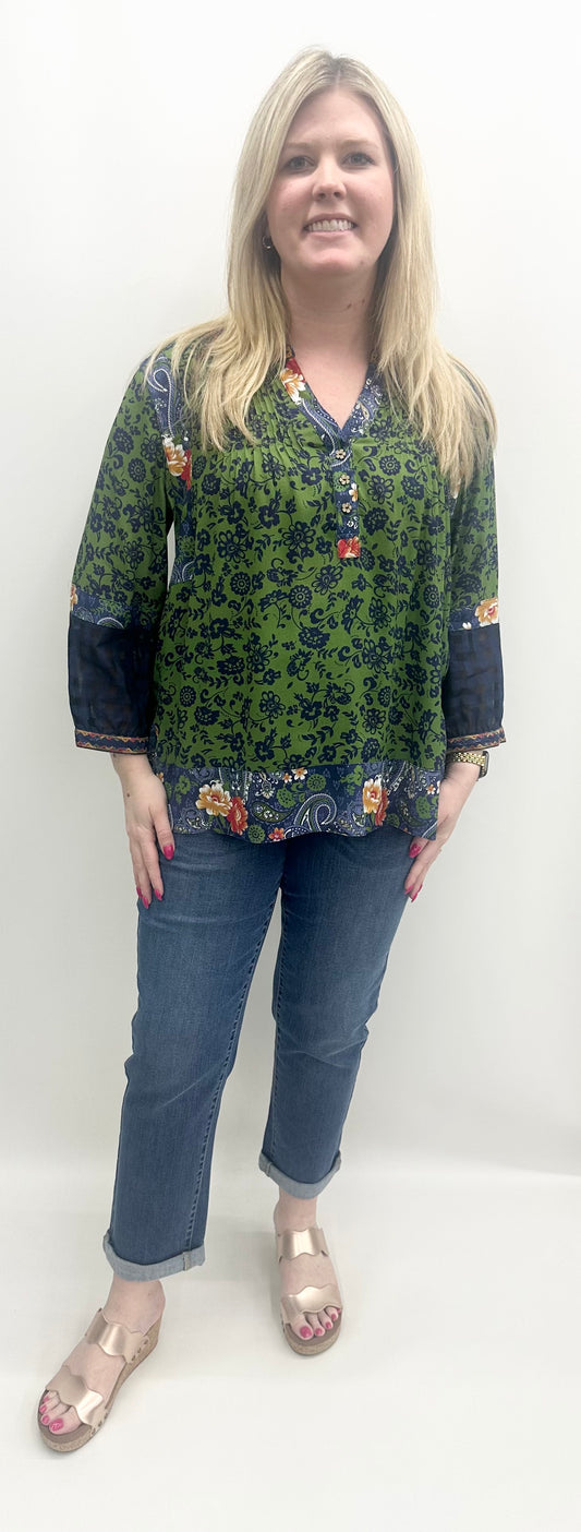 John Mark #J35834TM Peasant Tunic