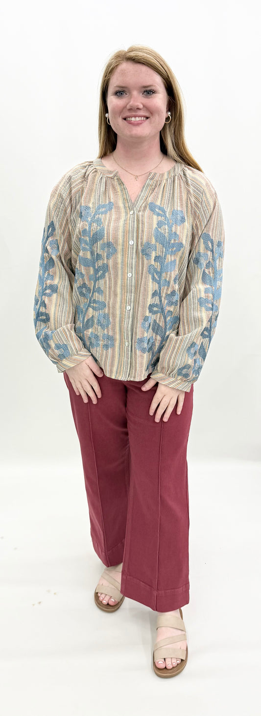 Tru-Luxe #T36348BM Blouse