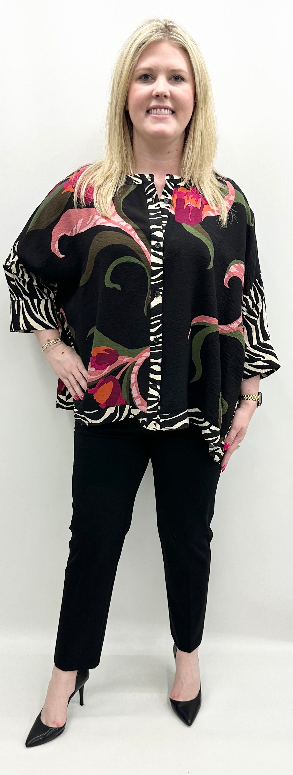 Ali Miles #A35818BM Blouse