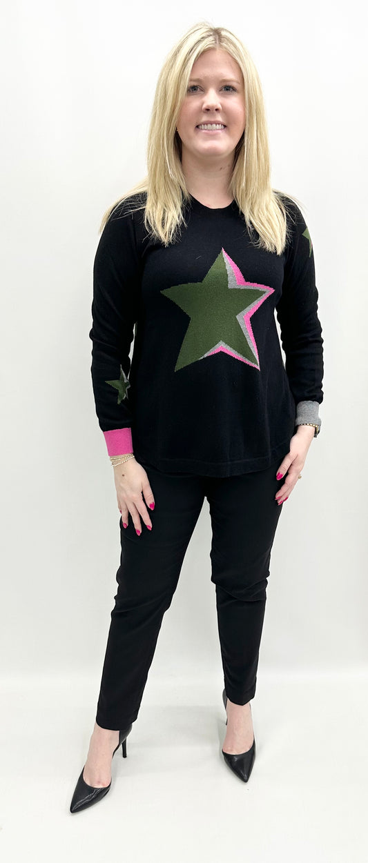 #ZP7525U  Star's & Stripe Sweater