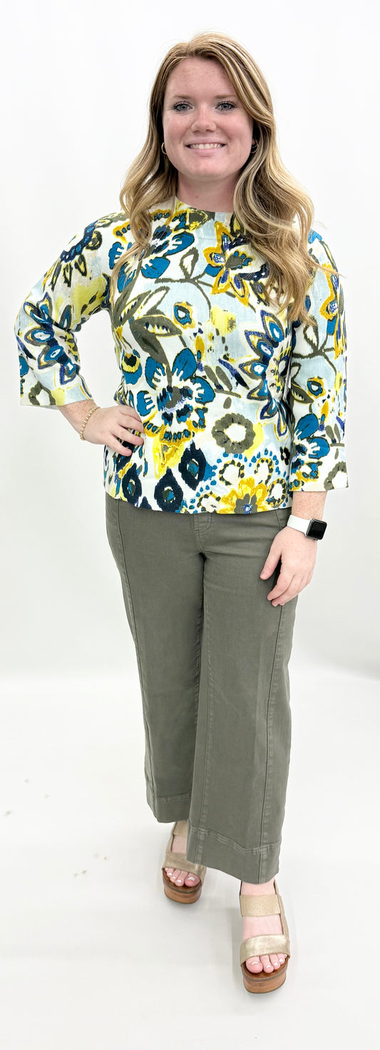 A'la Carte #L36213KM Mock Neck Sweater
