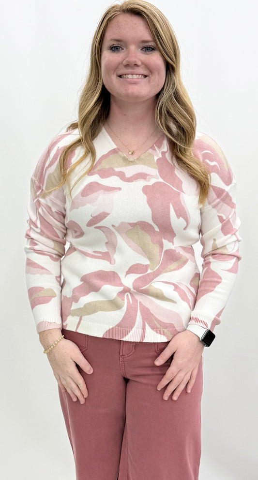 Charlie B. #C2581DR-464A Petaline Light Weight Sweater