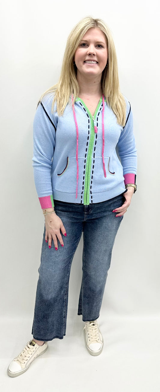 #ZP7536U Threaded Hoodie