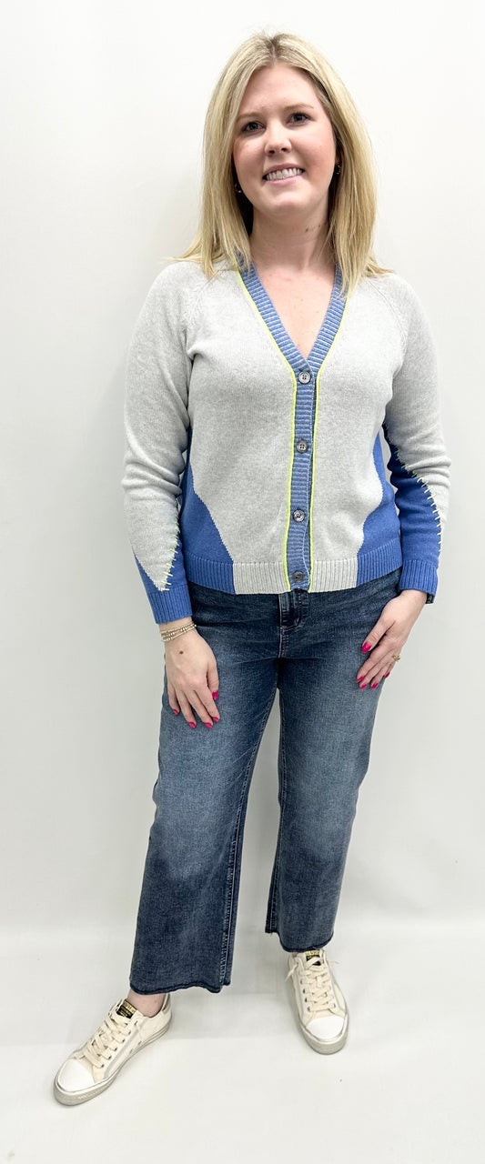 #ZP7508U Panelled Cardi