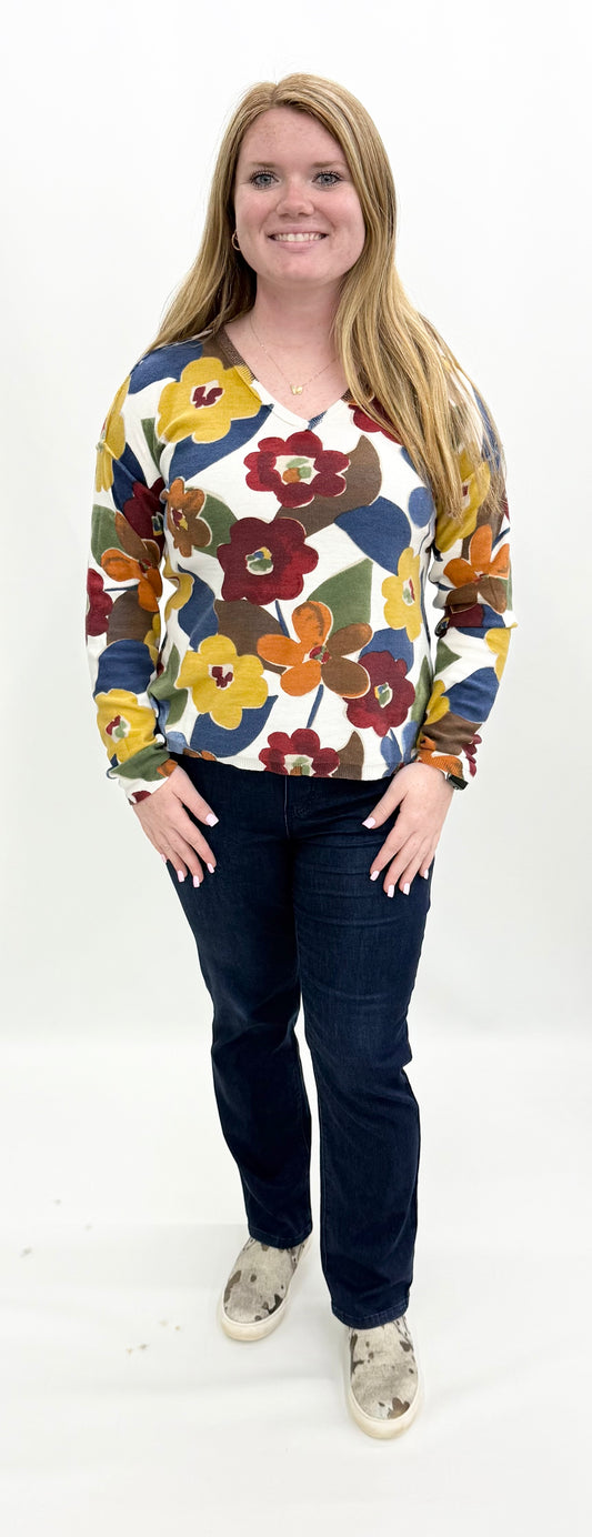 Charlie B. #C2907P-626B Jazzy Reversible Sweater