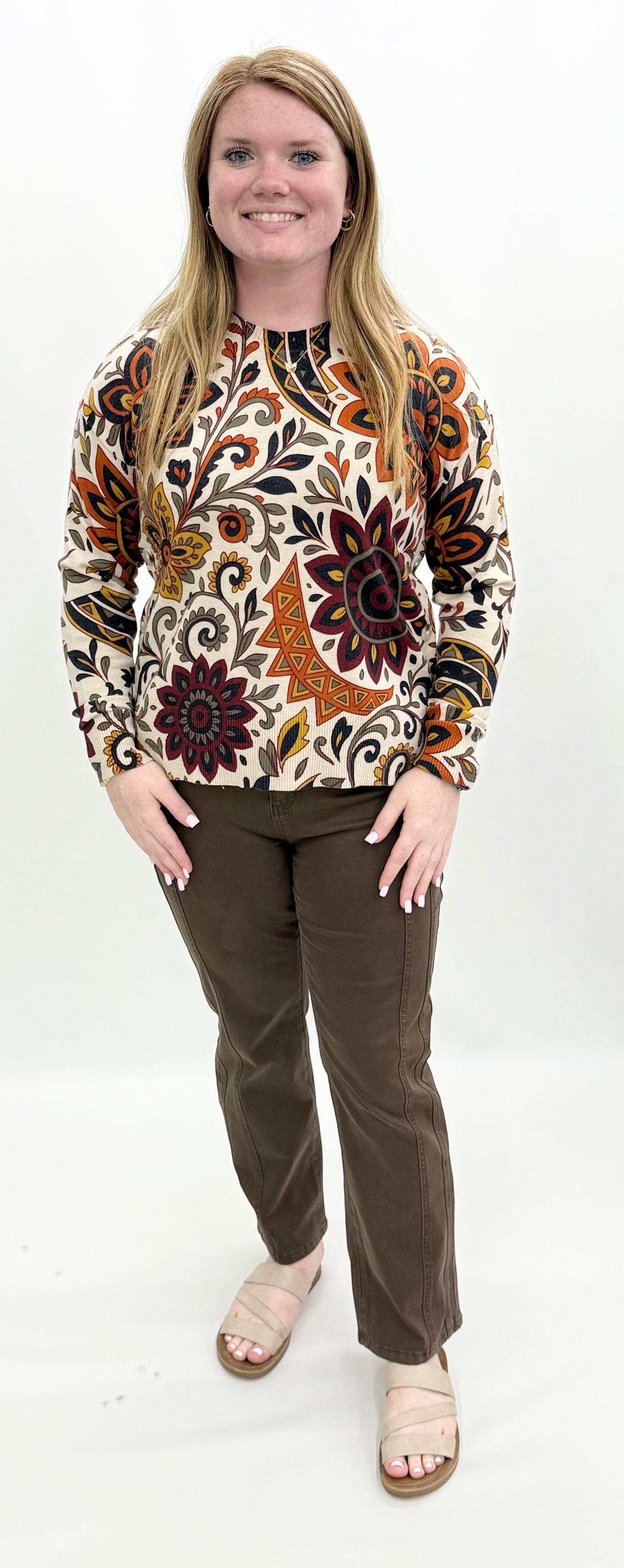 Charlie B. #C2907P-626B Jazzy Reversible Sweater