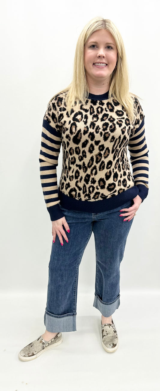 Charlie B. #C2877/974A Leopard Sweater
