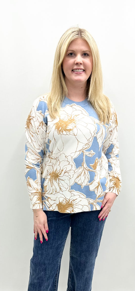 Charlie B. #C2668PR/464A Mist Sweater