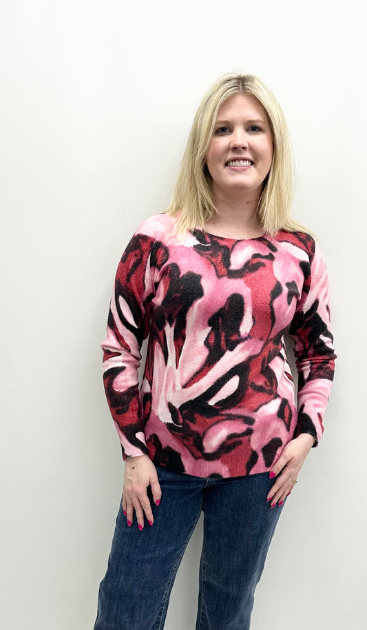 Charlie B. #C2268Y-918A Pink Slush Sweater e