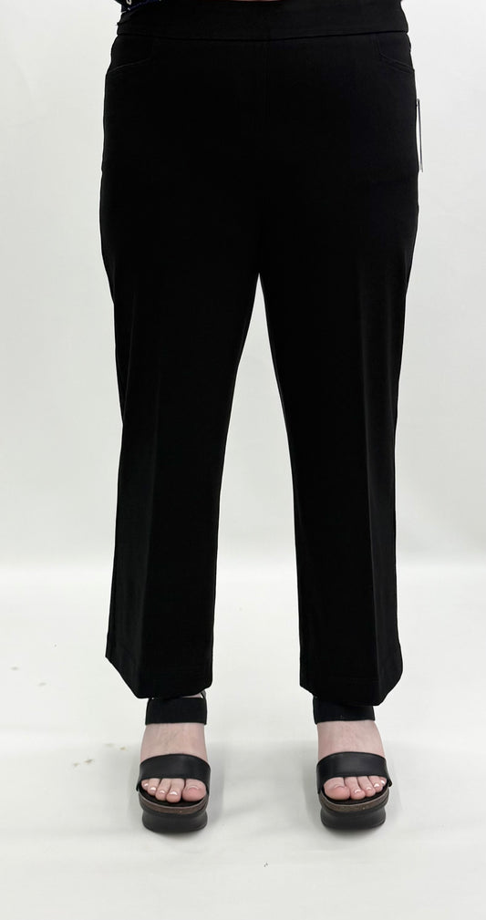 Thin Her by A'la Carte #K45215KM Black Pull On Wide Leg Pant