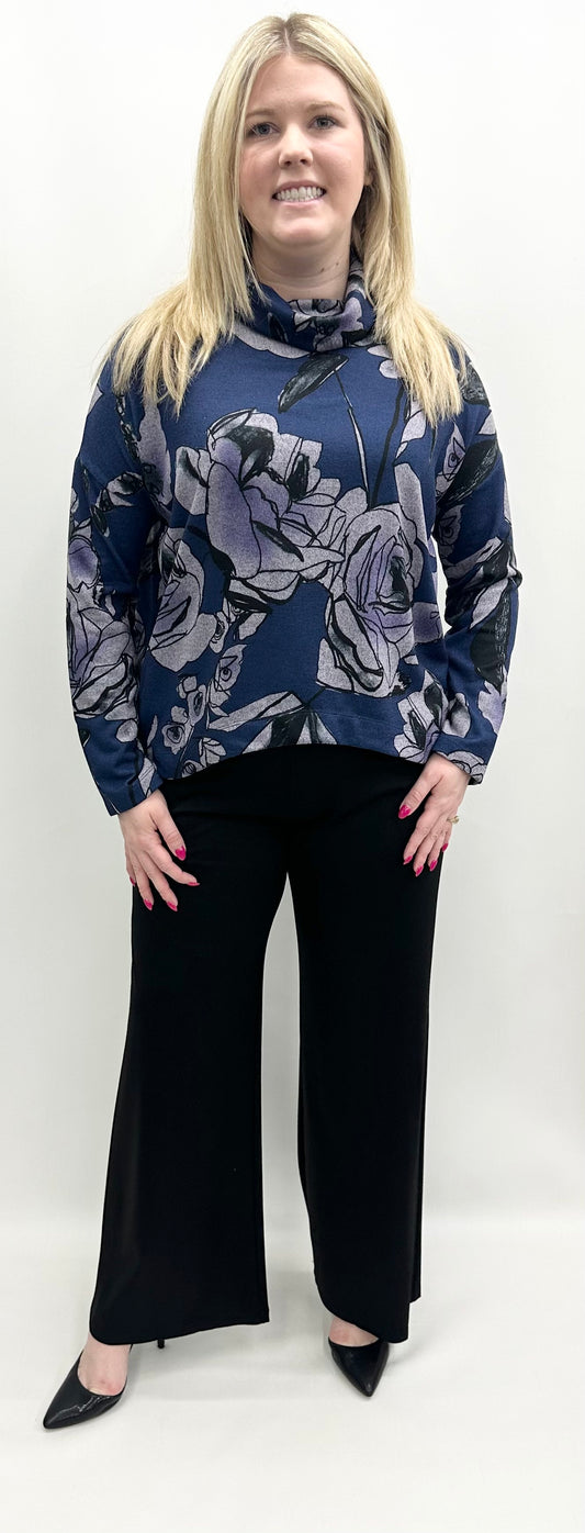 Clara Sun Woo #T92WP Navy/Black Top