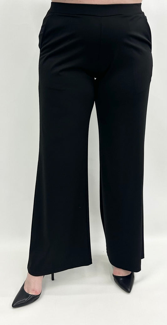 Clara Sun Woo #PT42A Black Flare Leg Pant