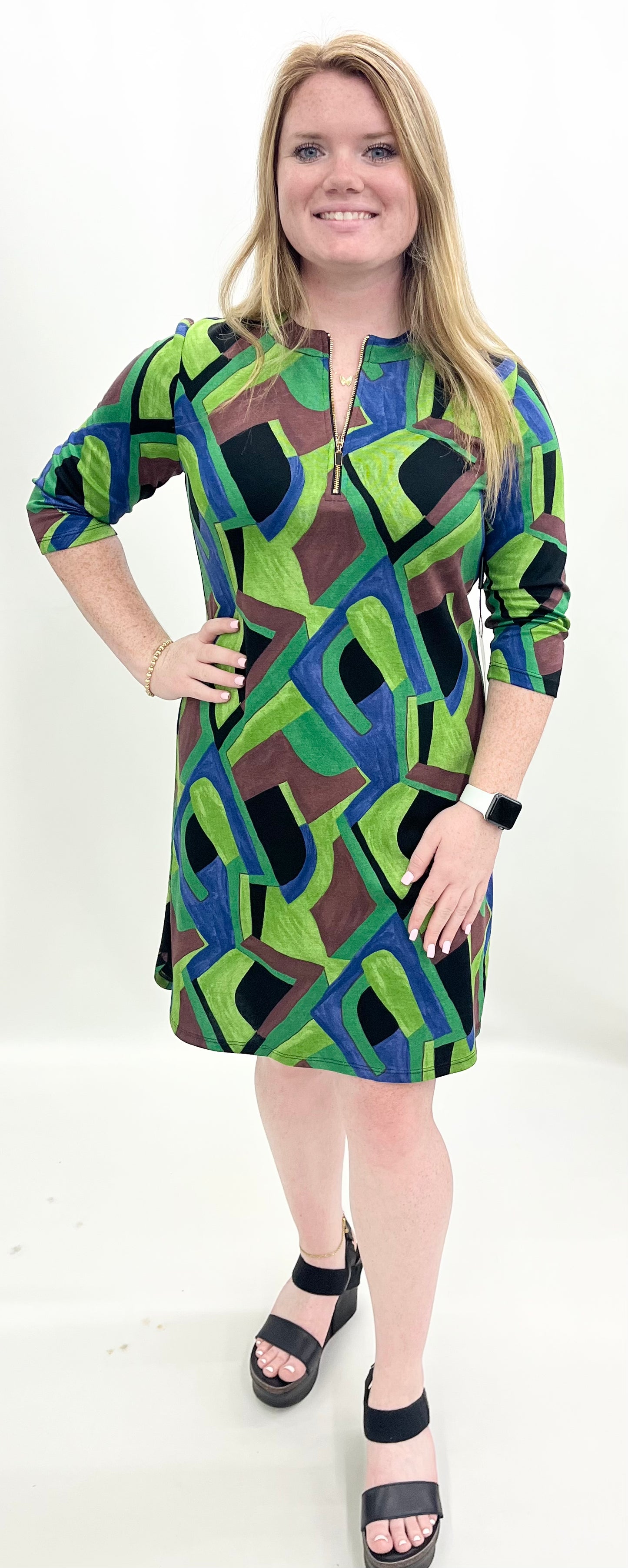 Scapa #7905 Quarter Zip Dress