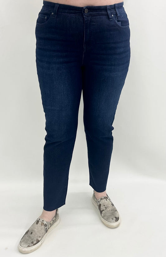 Nic & Zoe #ALL1882 Twilight Denim Mid Rise Straight Jean
