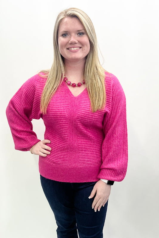 Alison Sheri #A48022 Pink Sweater
