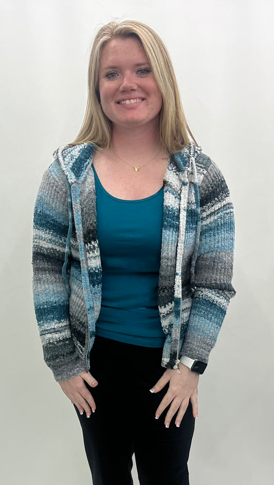 Ethyl #FF257029 Zip Up Fuzzy Jacket
