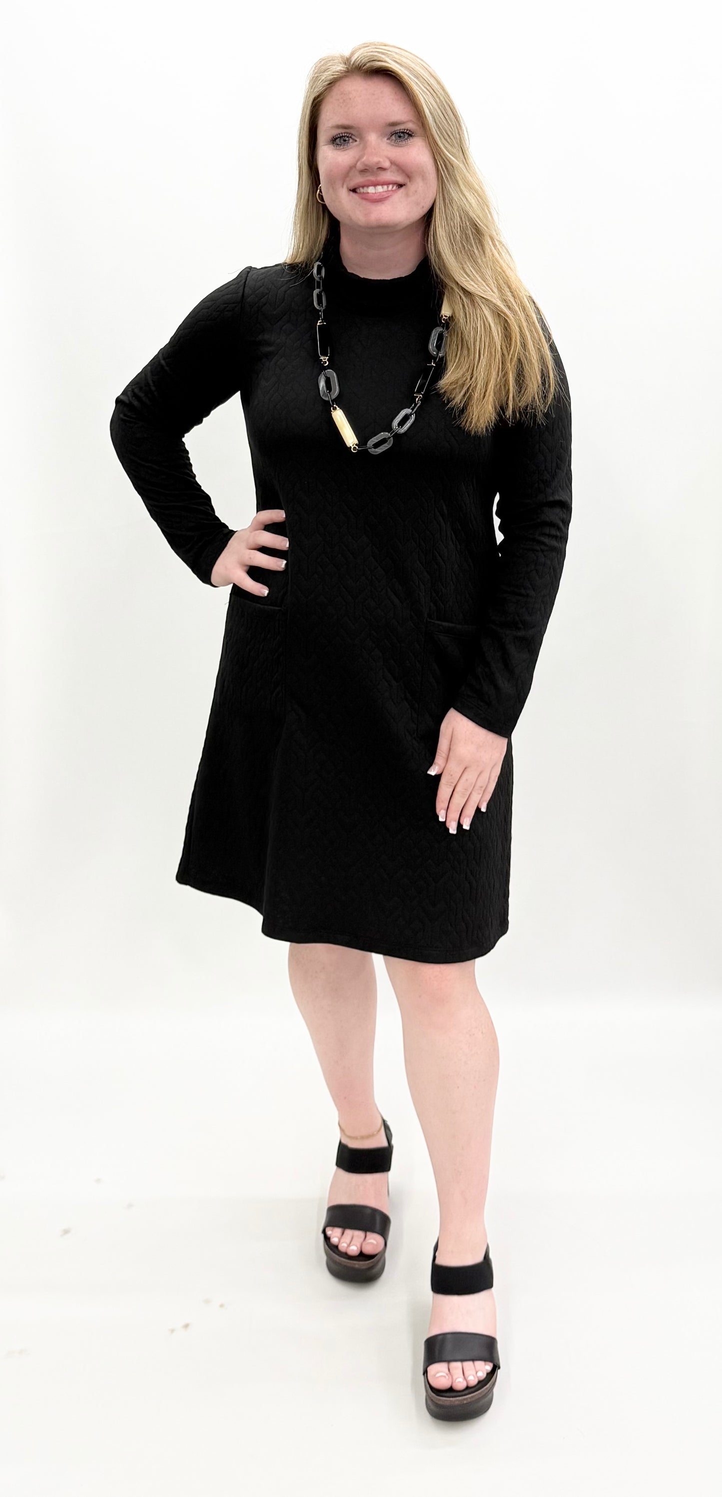 Pure Essence #692-4801 Black Dress