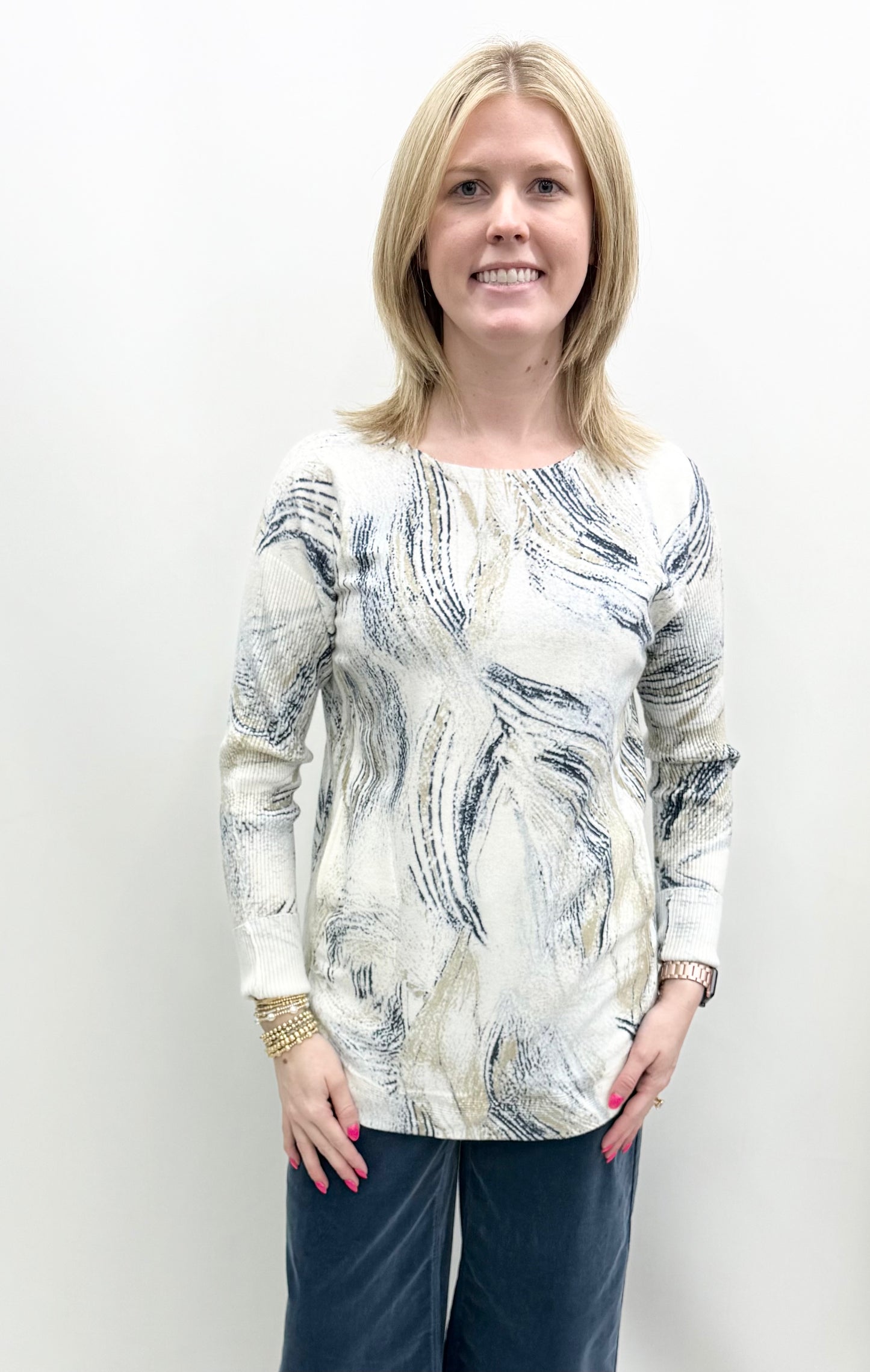 Charlie B. #C2818PR-464A Whirl Sweater