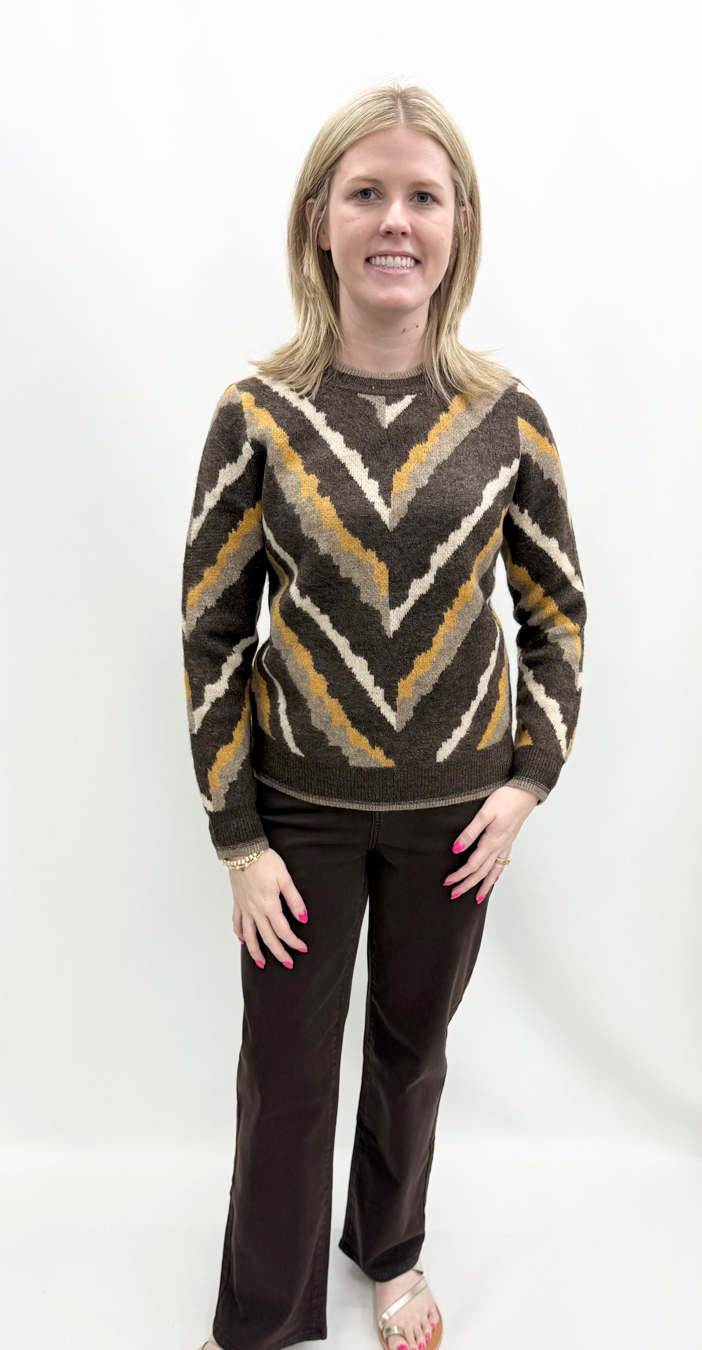 Charlie B. #C2053-721C Brownie Sweater