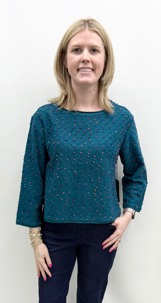 Olivia by Habitat #961701 Teal Sweater