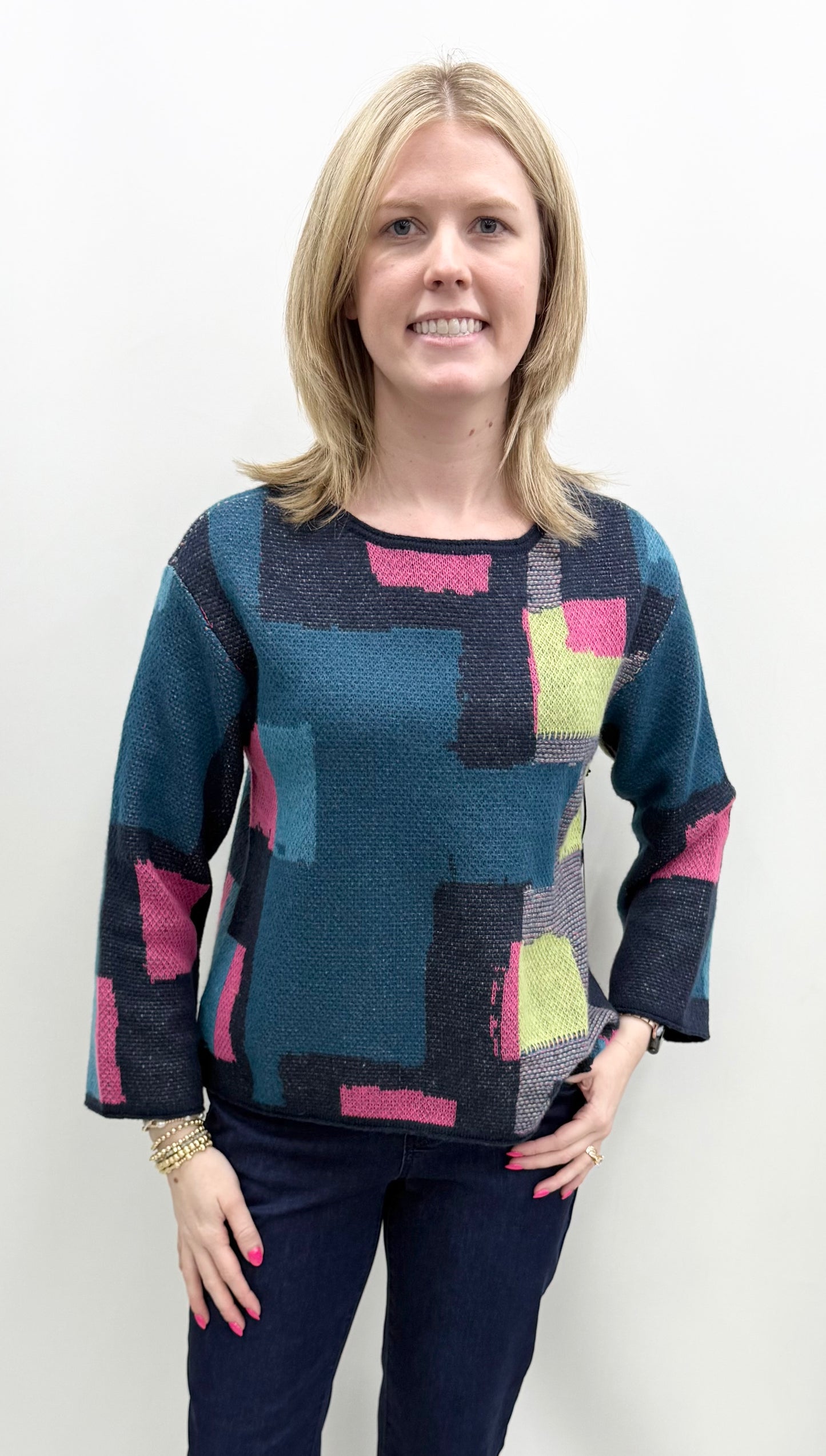 Olivia by Habitat #430770 Teal Sweater