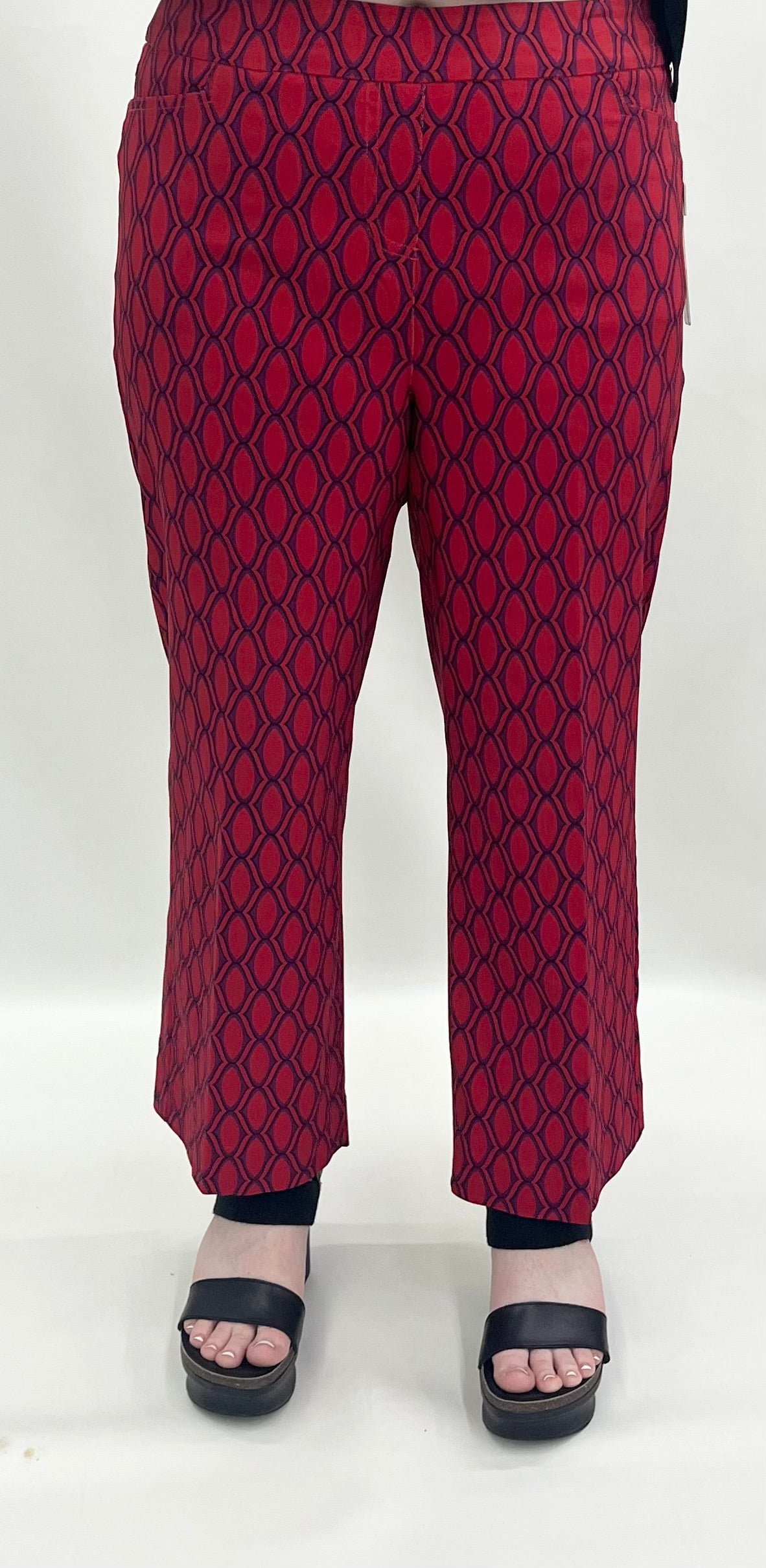 Thin Her by A'la Carte #N36109PM Wide Leg Crop Pant