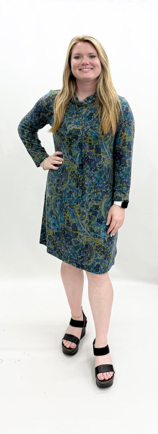 Habitat #35480 Lagoon Dress w/ Cowl Neck
