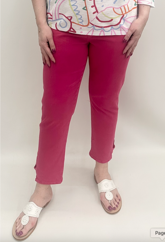 C5624/618C Paradise  Side Mini Tab Slim Pant