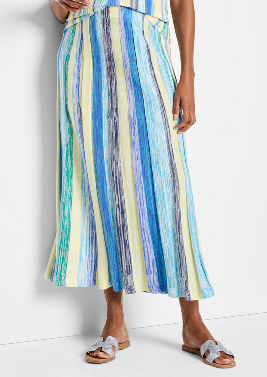 Nic & Zoe #M251383 Blue Skirt