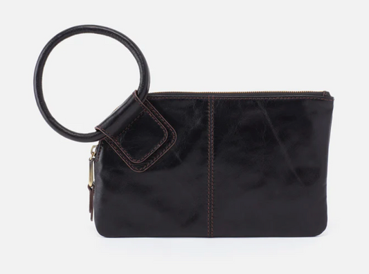 HOBO #VI-35036BLK Black Sable Wristlet