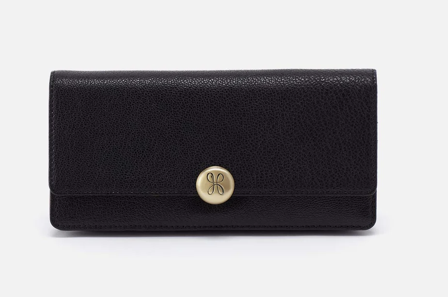 HOBO #WH-32575BLK Hutton Large Wallet