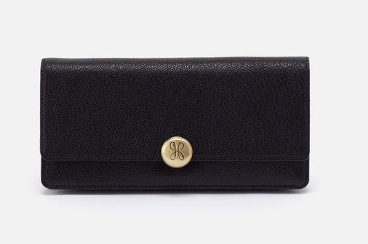 HOBO #WH-32575BLK Hutton Large Wallet