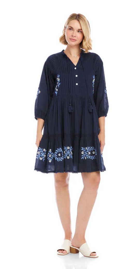 Karen Kane #1L70215 Navy Dress