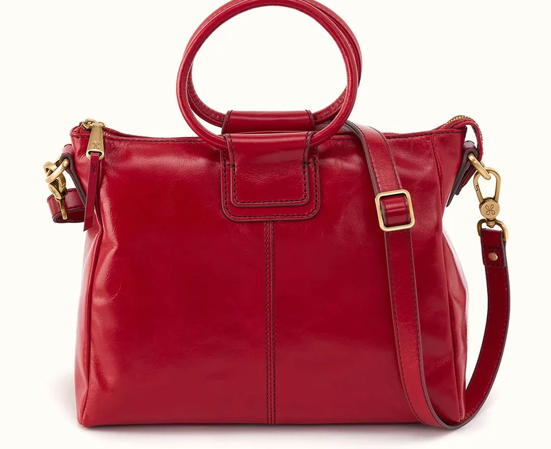 Sheila Medium Satchel In Polished Leather