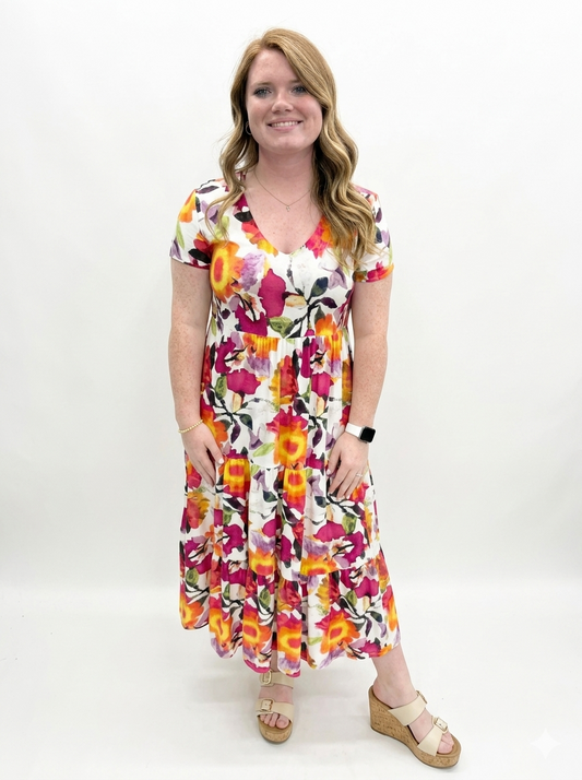 Pure Essence #662-5020 Wildbloom Dress